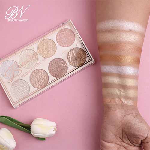 Beauty Naked Highlighter Palette - 08 Shades
