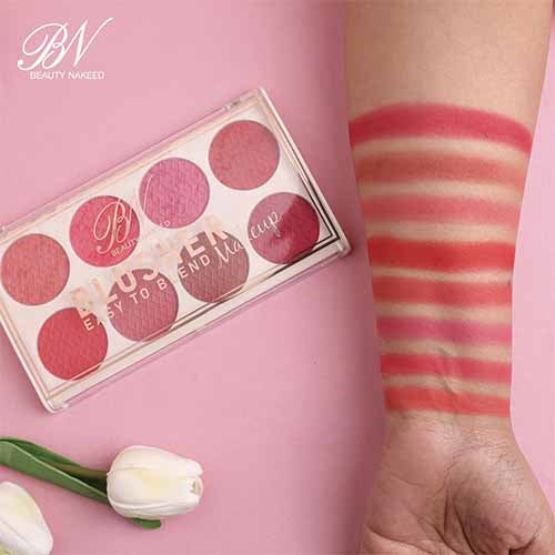 Beauty Naked Blusher palette - 08 Shades