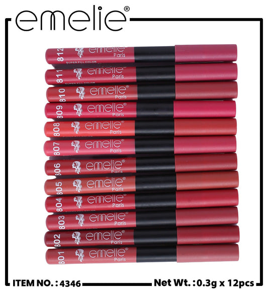 Emelie Matte Lip & Eye Pencil – Long Lasting, Smudge-Proof, Multi-Use Beauty Essential