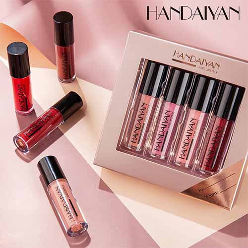 Handaiyan Matt Magic: 4-Color Lip Gloss Set