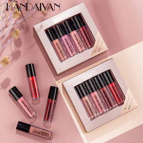 Handaiyan Matt Magic: 4-Color Lip Gloss Set