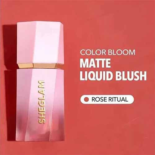 SHEGLAM Color Bloom Liquid Blush -5.2ml - (Shade - Rose Ritual)