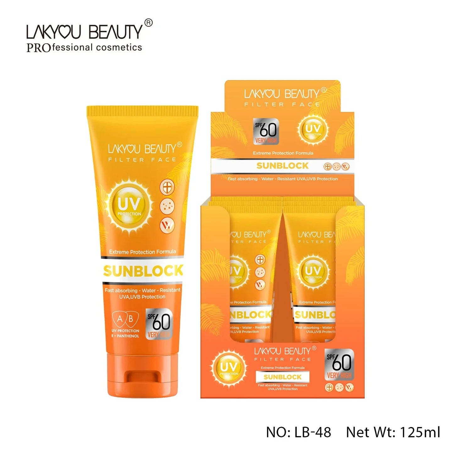 Lakyou Beauty UV Protection Extreme Protection Formula Sunblock SPF60