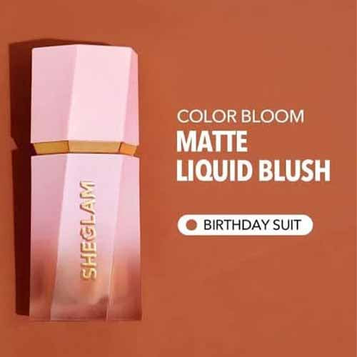 SHEGLAM Color Bloom Liquid Blush 5.2ml - (Shade - Birthday Suit)