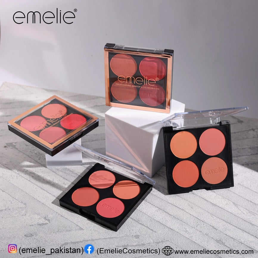 Emelie Professional Makeup - 4 Color Palette