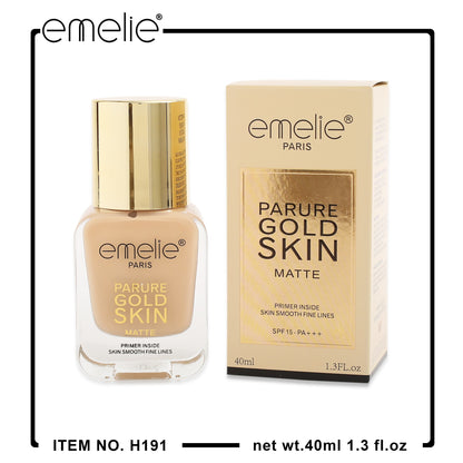 Emelie EmeParure Gold Skin Matte Foundation - 40ml