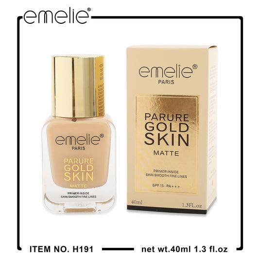 Emelie EmeParure Gold Skin Matte Foundation - 40ml