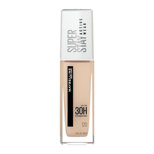 MAYBELLINE NEW YORK SUPERSTAY ACTIVE WEAR LIQUID FOUNDATION 30 ML ( Shade 120 )