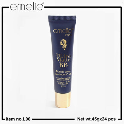 Emelie Ultra Matte BB Foundation Tube - 45g