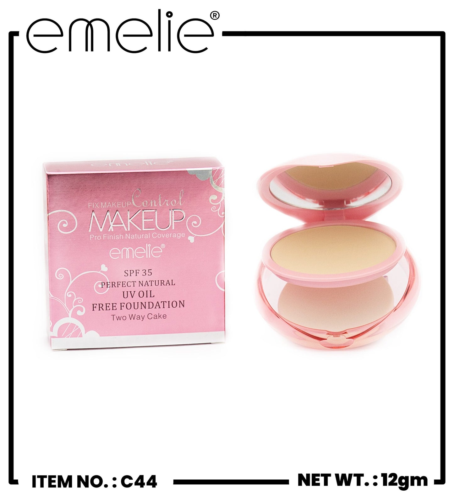 Emelie Two Way Face Powder Cake